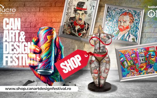 Asociația Alucro lansează Can Art&Design Shop, o galerie online dedicată vânzării caritabile de creații artistice din doze