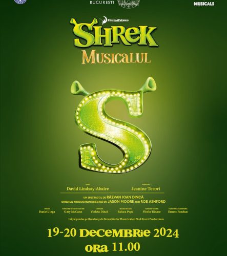 Musicalul „Shrek”revine la Opera Națională București, pe 19 și 20 decembrie, cu Dan Helciug în rolul capcăunului simpatic