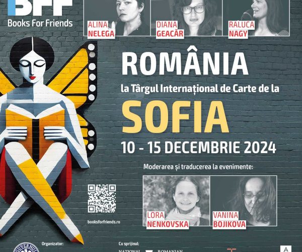 Scriitoarea Raluca Nagy participă la Târgul Internațional de Carte de la Sofia, decembrie 2024