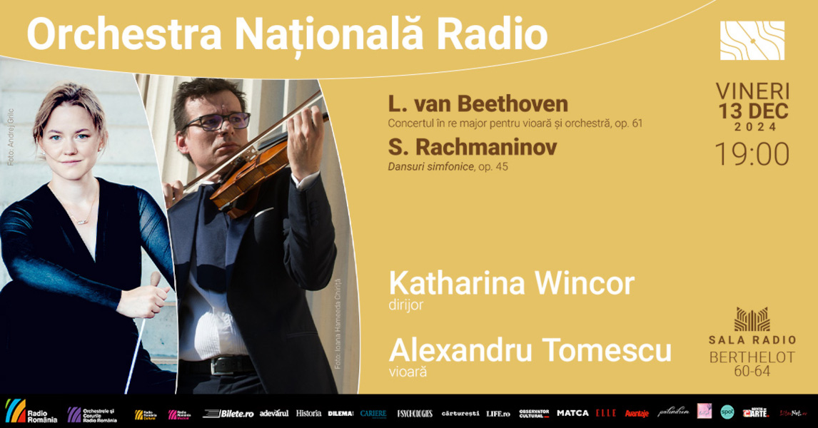 Alexandru Tomescu cântă Beethoven la Sala Radio