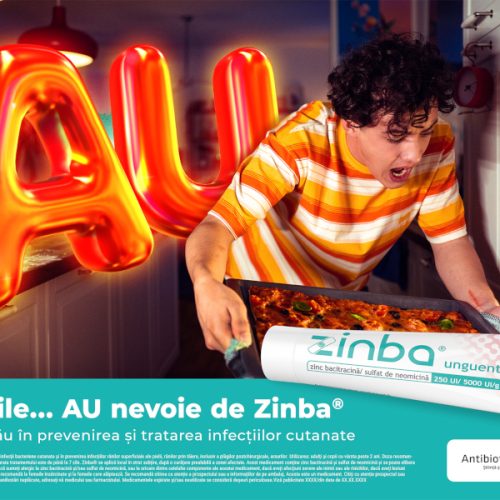 FCB Bucharest semnează campania de lansare pentru Zinba®, cel mai nou produs marca Antibiotice Iași