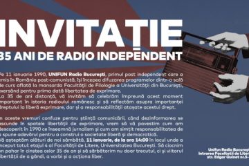 35 de ani de la emisia primului post independent din România – UNIFUN RADIO BUCUREȘTI