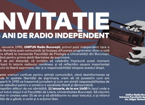 35 de ani de la emisia primului post independent din România – UNIFUN RADIO BUCUREȘTI