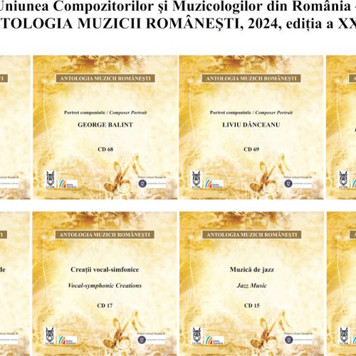 „Repere componistice în Antologia muzicii româneşti” – 8 noi CD-uri lansate de Uniunea Compozitorilor