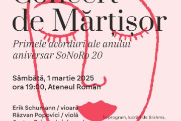 Concert de Mărțișor – primele acorduri ale anului aniversar SoNoRo 20