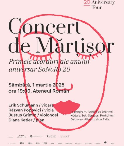 afis Concert Martisor 2025