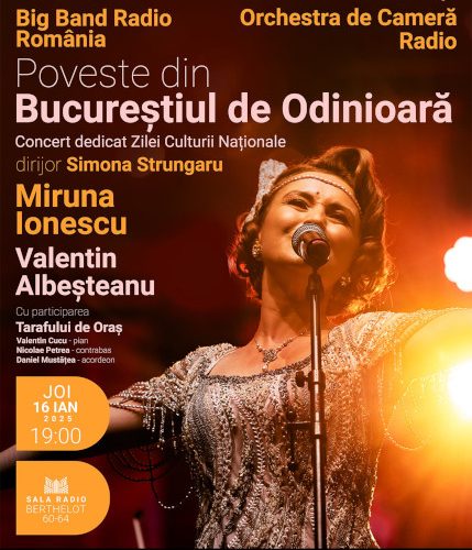 „Poveste din Bucureştiul de odinioară”: concert de muzică românească interbelică