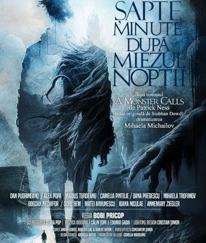 Bobi Pricop Teatrul Excelsior spectacol imersiv dedicat adolescenților - Șapte minute după miezul nopții (A Monster Calls)