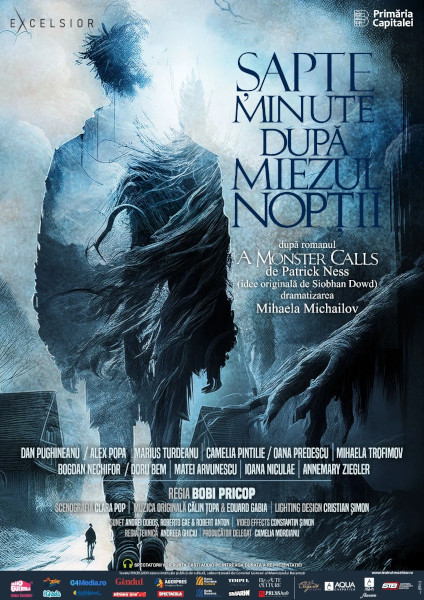 Bobi Pricop Teatrul Excelsior spectacol imersiv dedicat adolescenților - Șapte minute după miezul nopții (A Monster Calls) 