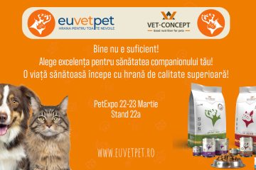 EUVETPET la PetExpo 2025 pe 22-23 martie, la ROMEXPO: Hrană premium și soluții nutriționale sustenabile de top pentru animalele de companie